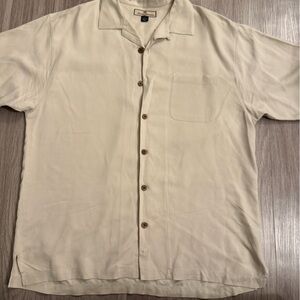 Tommy Bahama Cream Button-Up Shirt